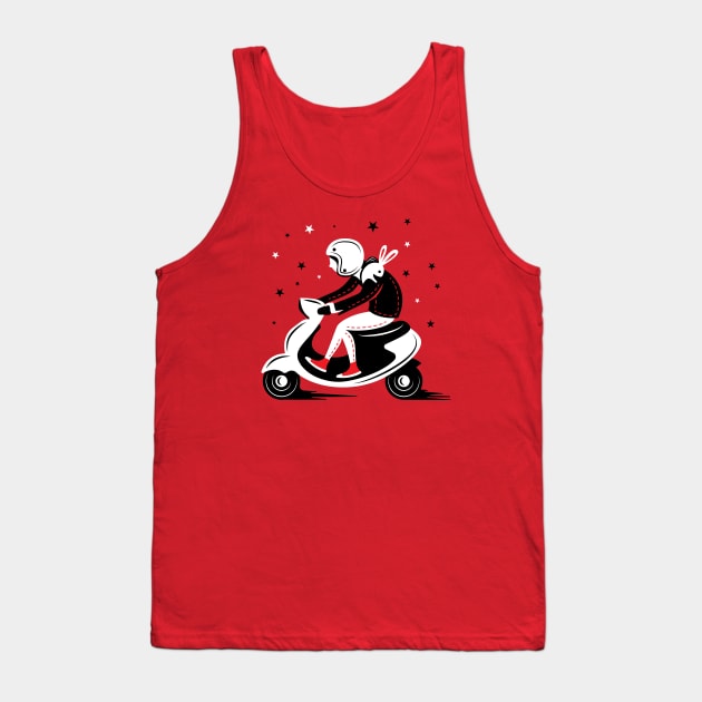 The Deliverer of Pizza, Fighter of Evil! Tank Top by evilgoods